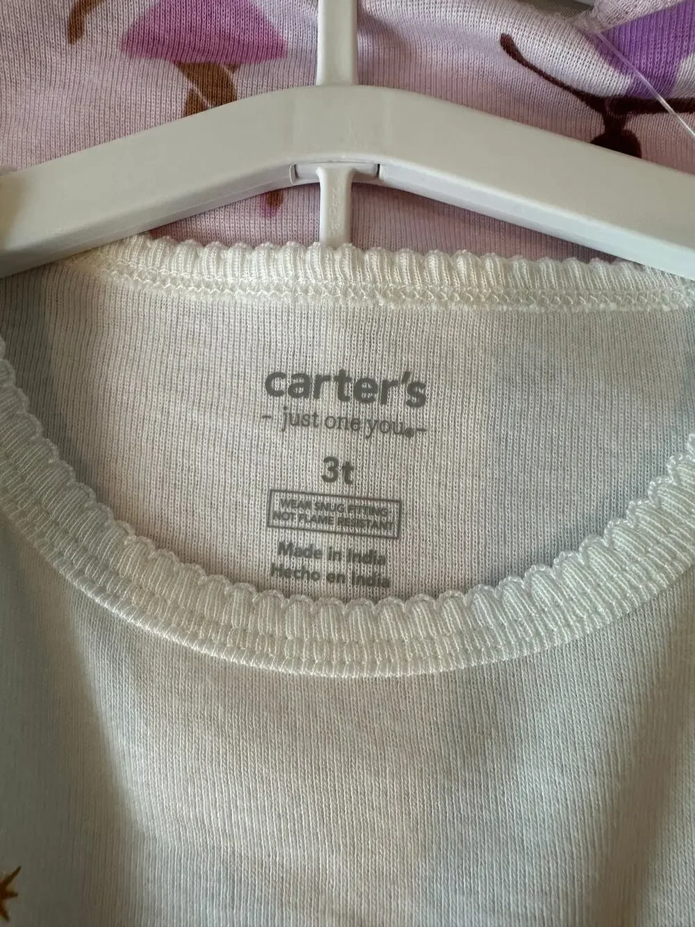 Carter two set size 3T ballerina pajamas